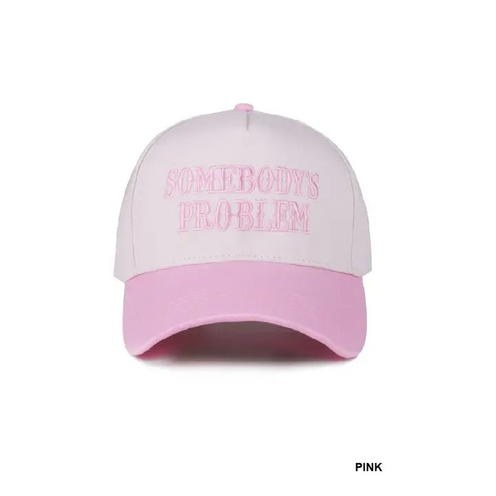 Somebody’s Problem Two-Tone Canvas Cap