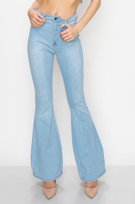 Valencia Bell Bottom Plus Jeans