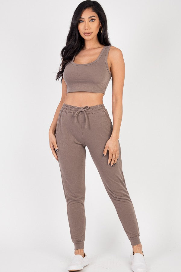 Laidback Luxe Cropped Set
