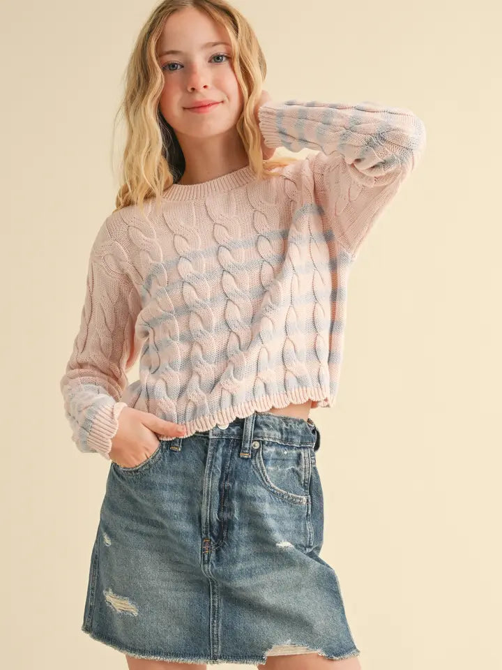 The Emma Cable Knit Sweater