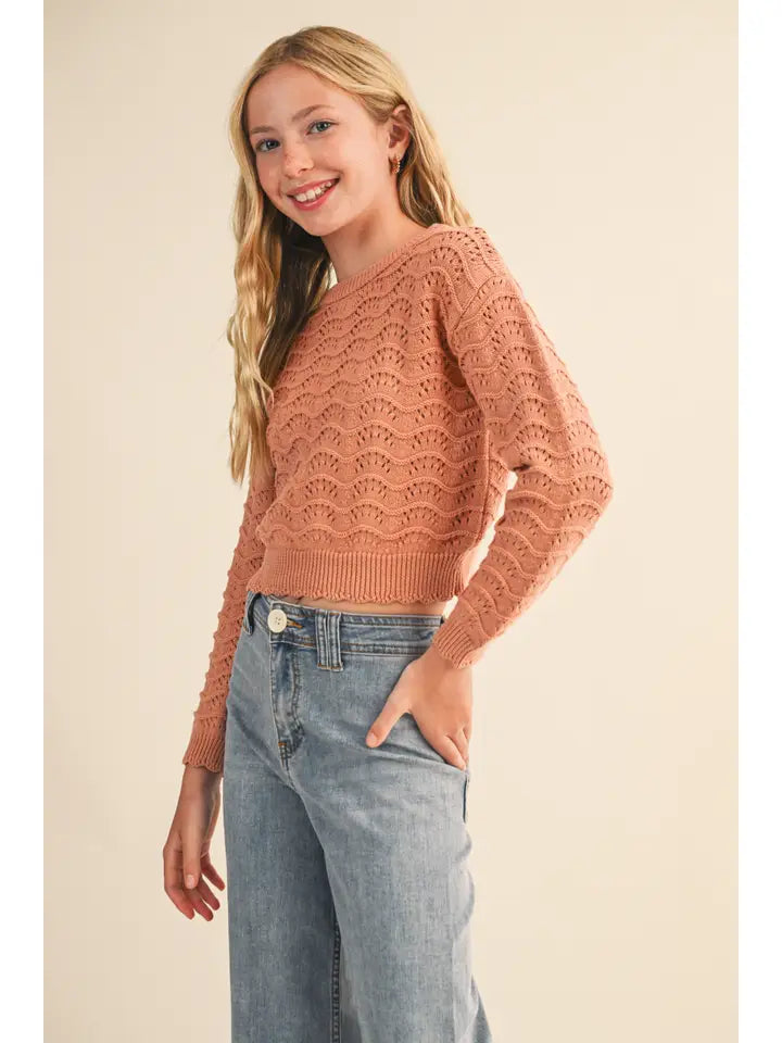 The Willow Pointelle Sweater