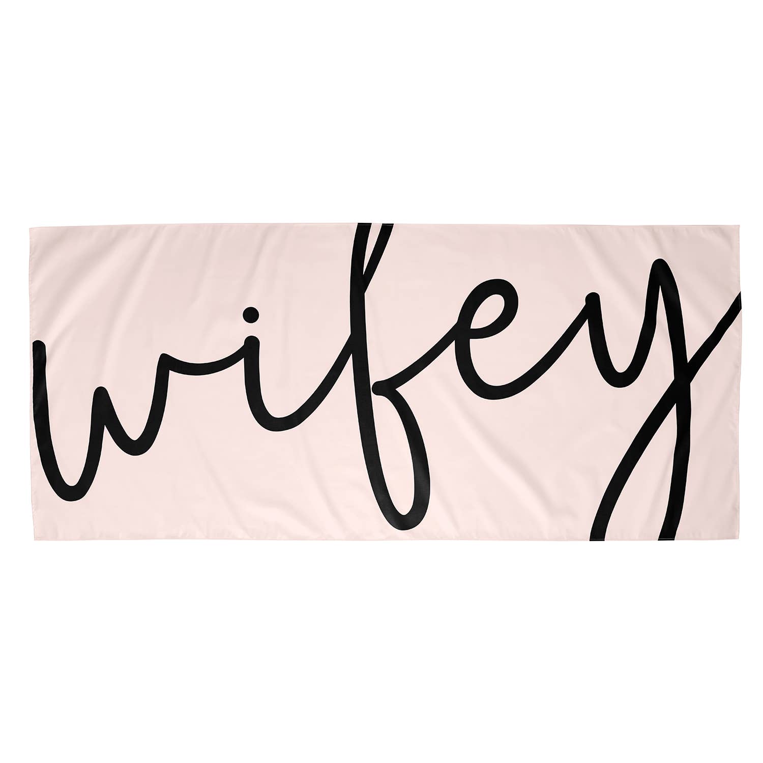 Quick Dry Oversized Beach Towel - Wifey - Pink
