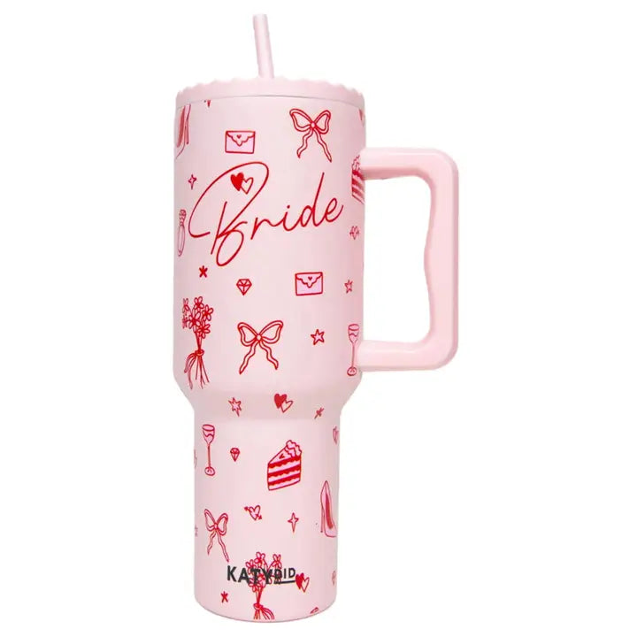 Bride Red Drawings Tumbler