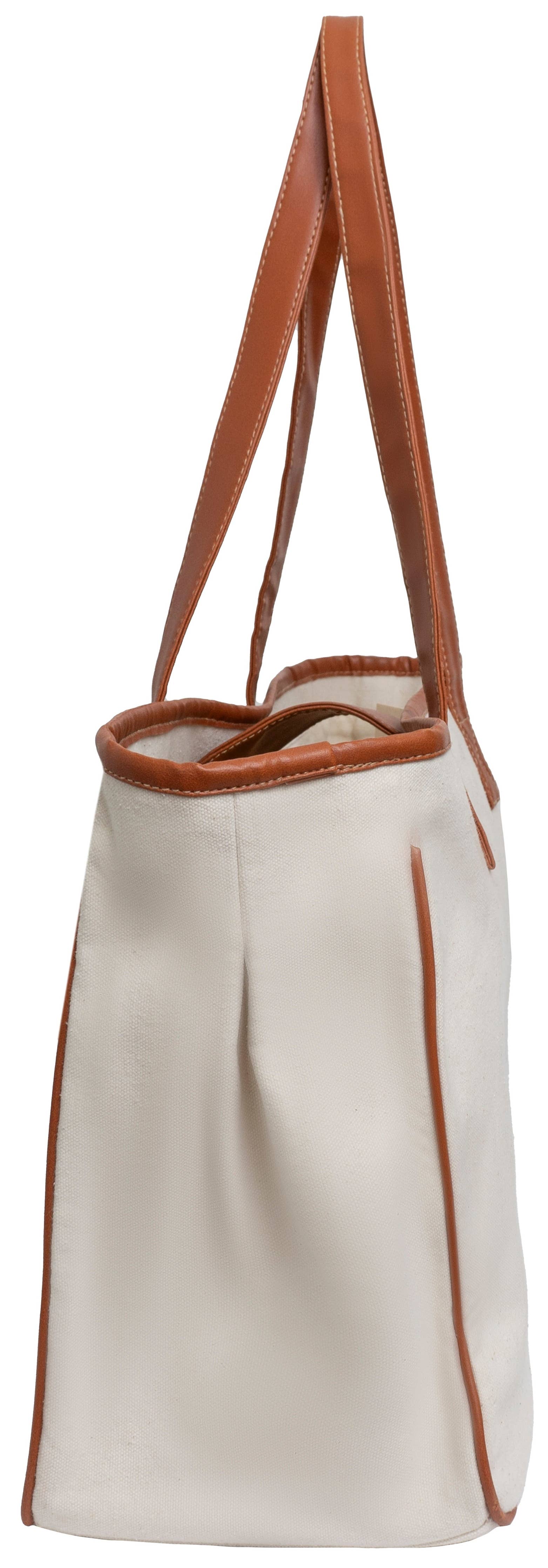 Magid Canvas Slogan Tote "BRIDE"