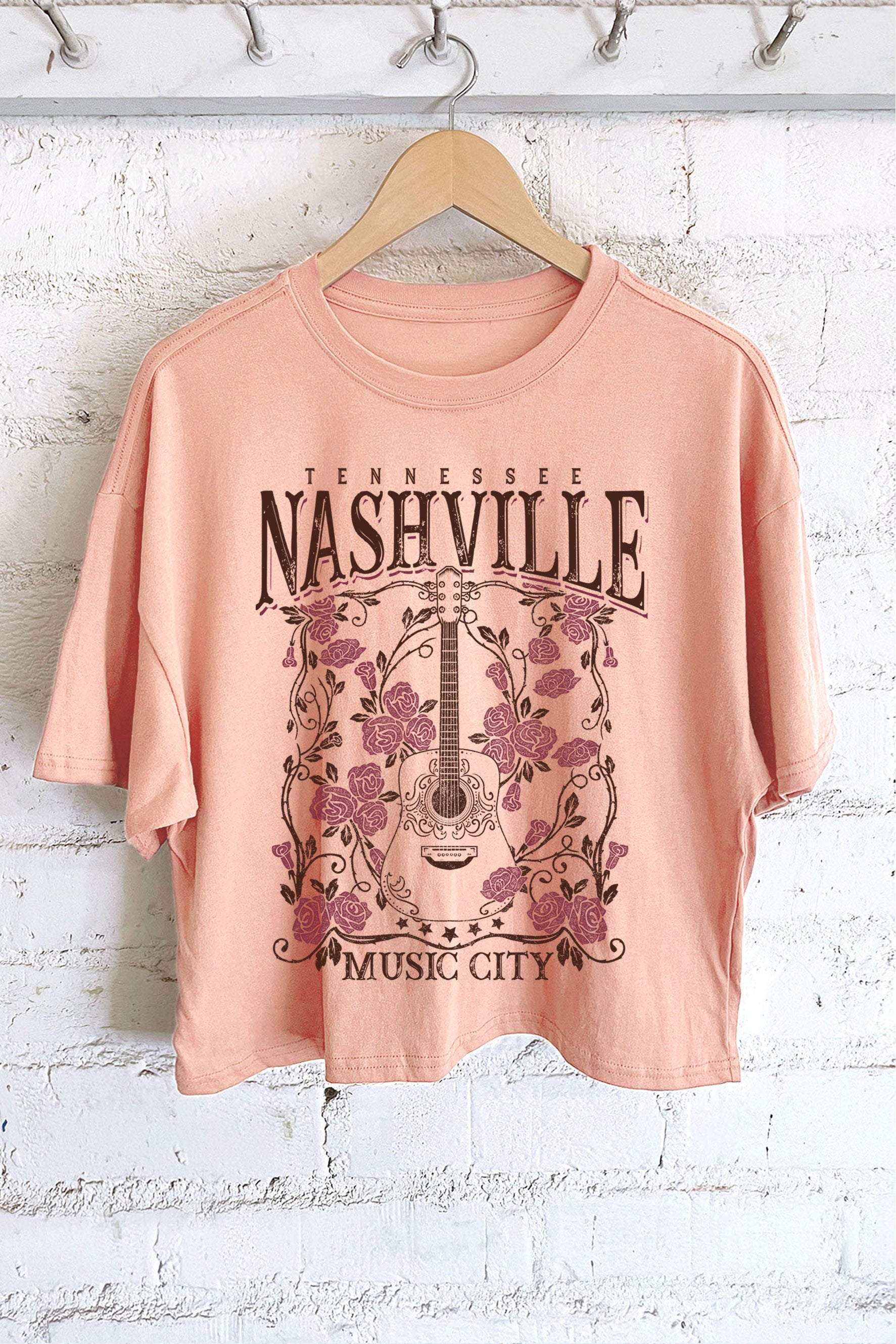 Nashville Rose Crop Tee