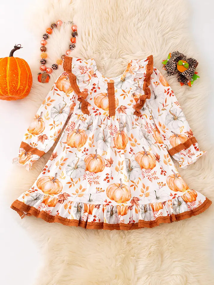 Autumn Angel Pumpkin Dress