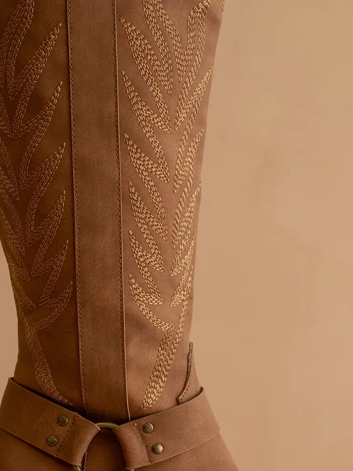 Faye Knee High Cowboy Boot