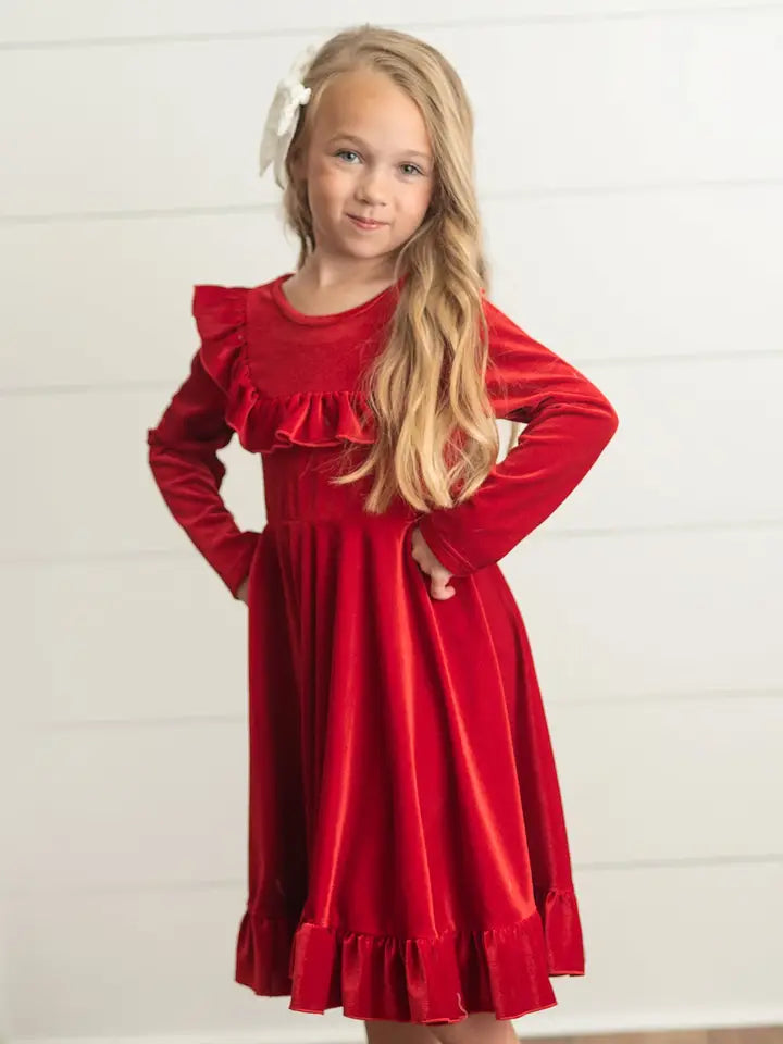 Little Velvet Party Dress
