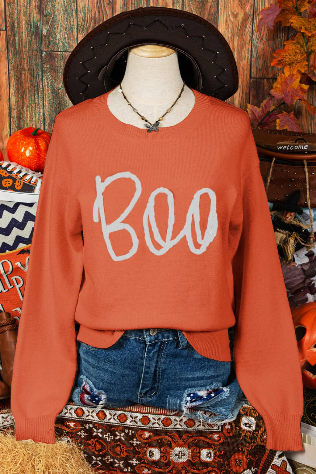 Orange You Boo Sweater