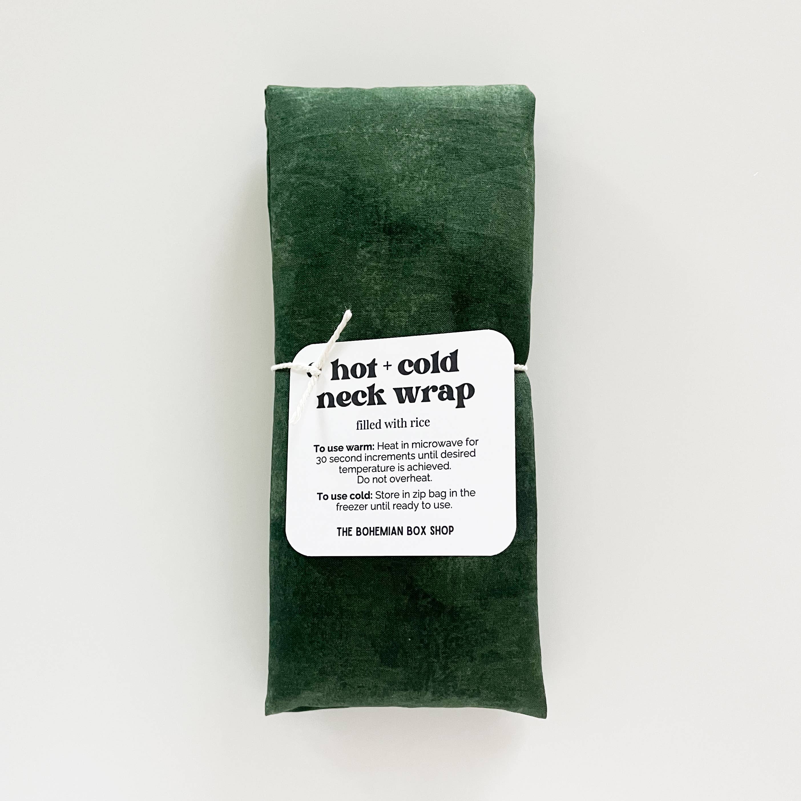 Hot & Cold Therapy Neck Wrap - Forest Green