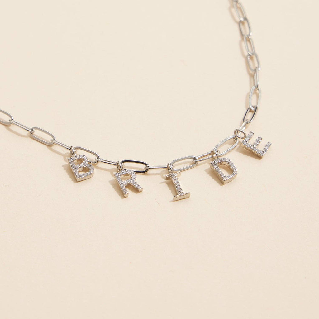 The Glittering Bride Charm Necklace