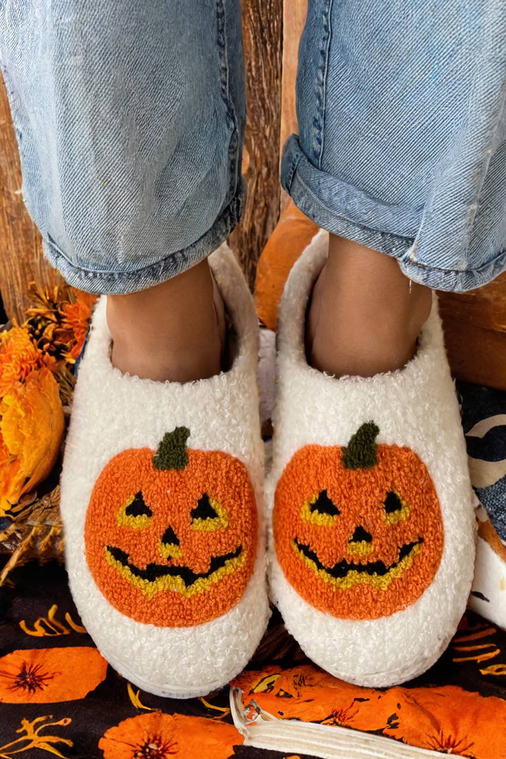 Spooky Soft Plush Slippers
