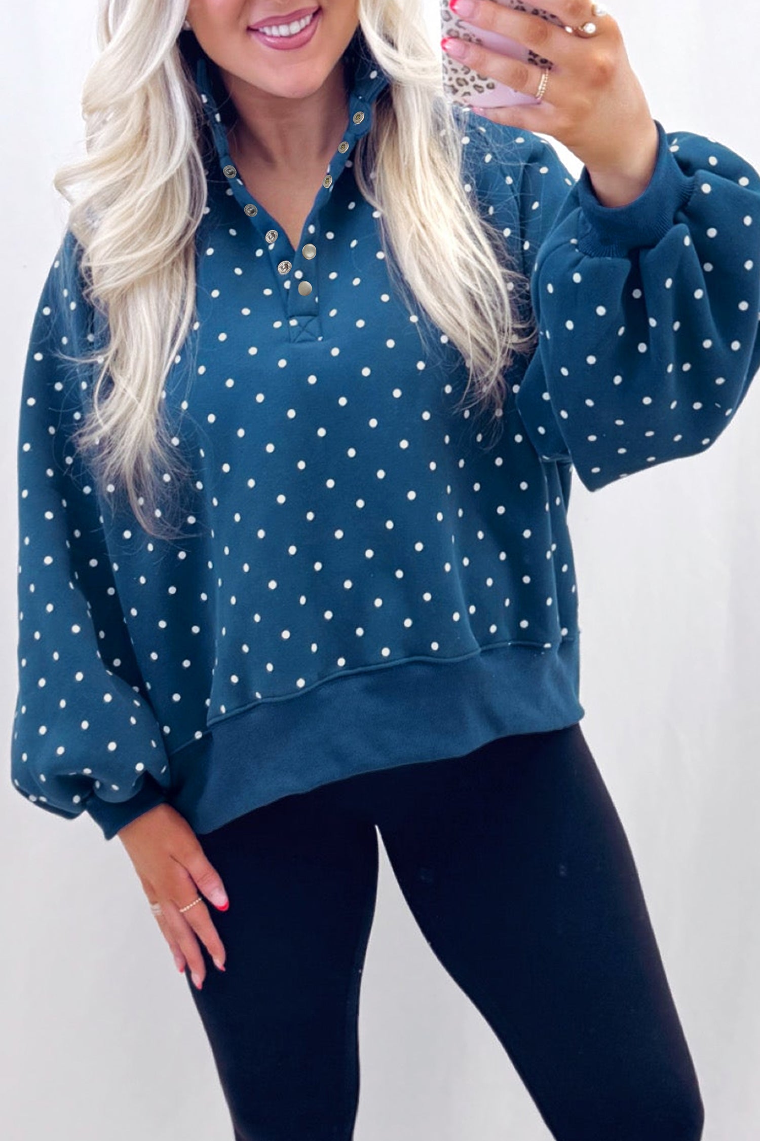Sweet Pea Polka Dot Pullover