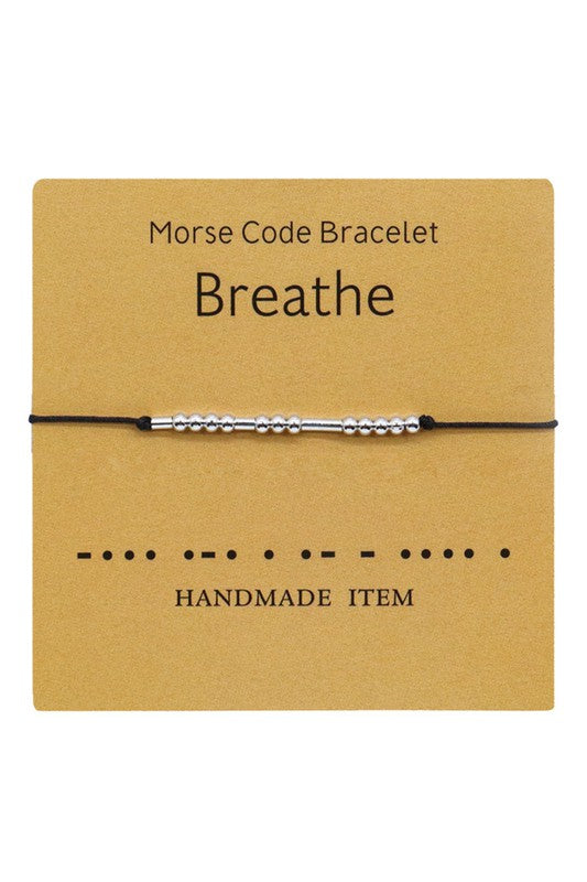 Morse Code Inspiration Bracelet