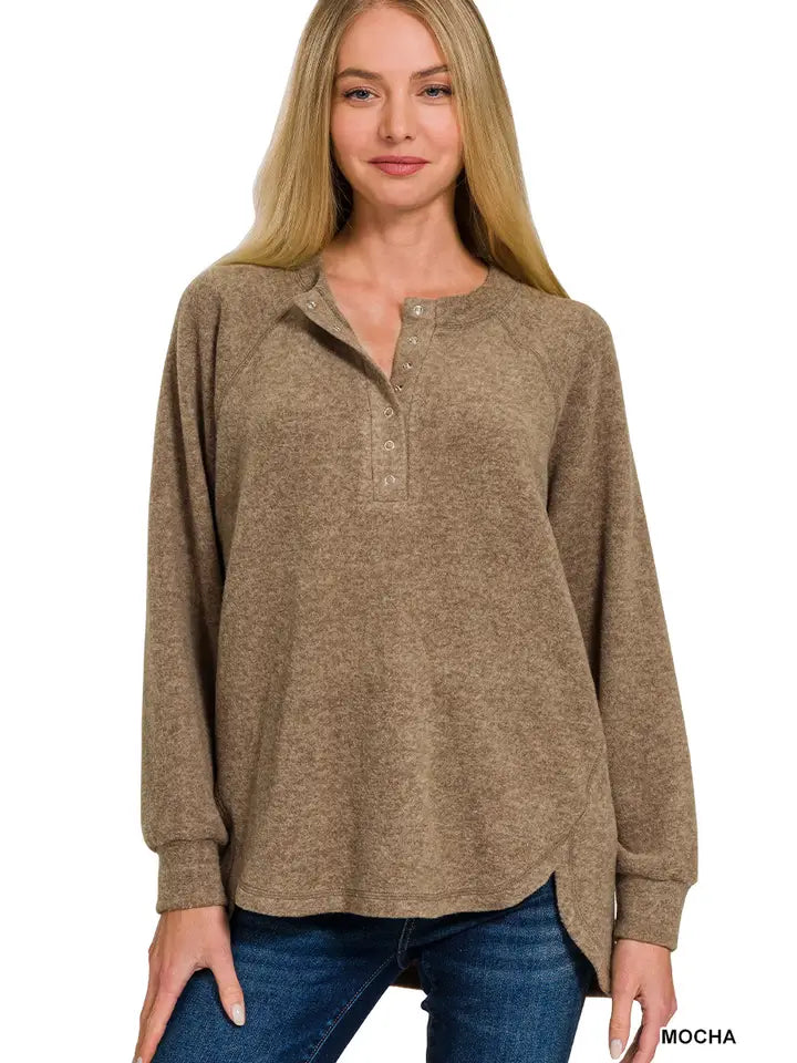 Chill Vibes Brushed Sweater