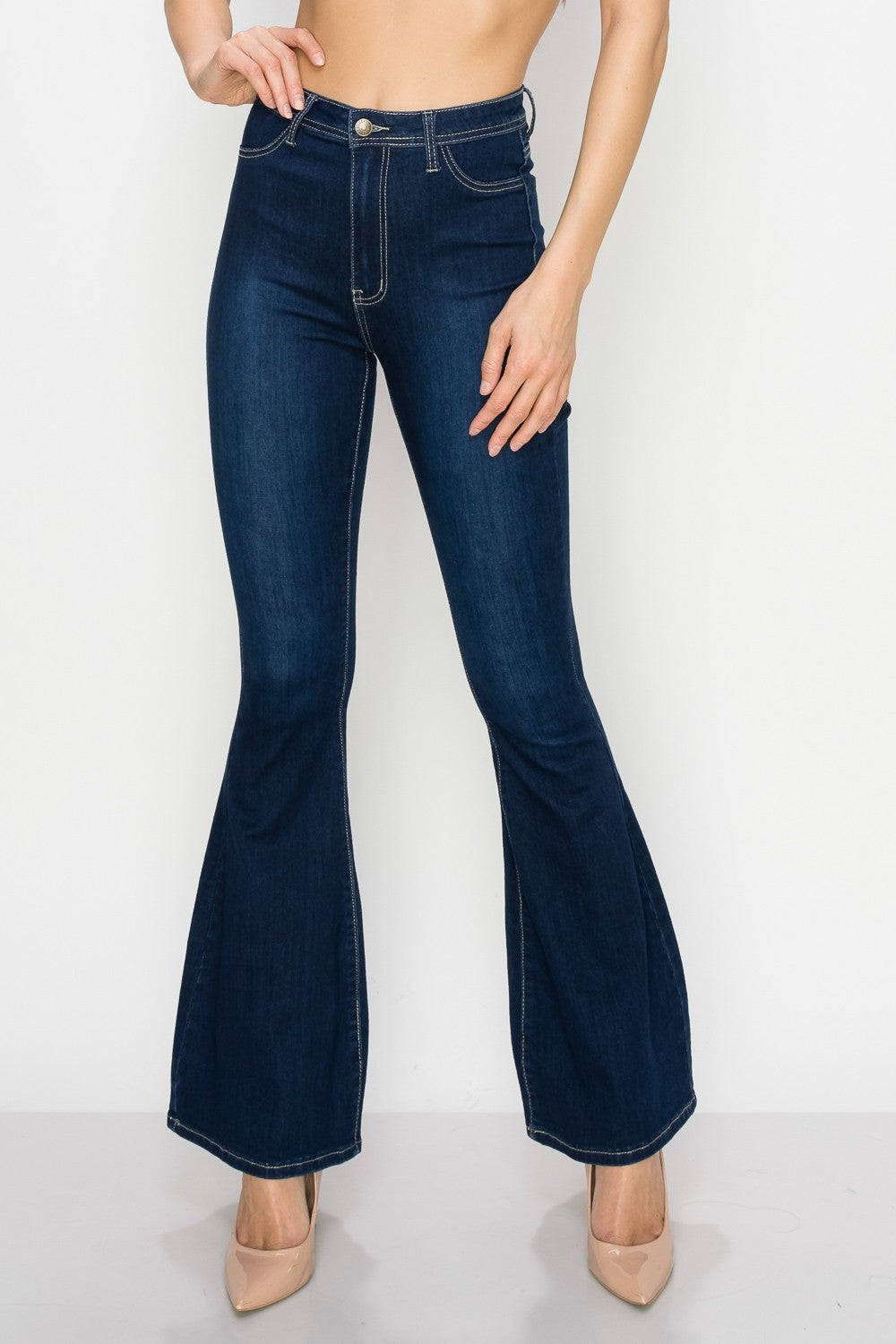 Valencia Bell Bottom Plus Jeans