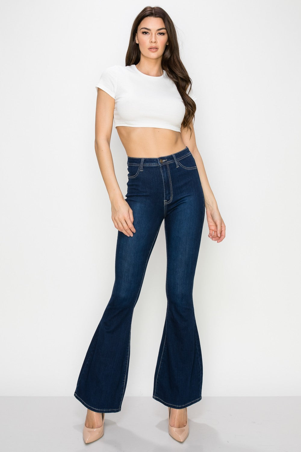 Valencia Bell Bottom Plus Jeans