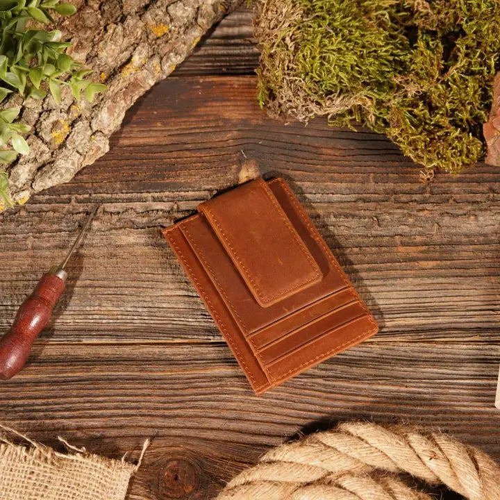 Heritage Leather Magnetic Wallet