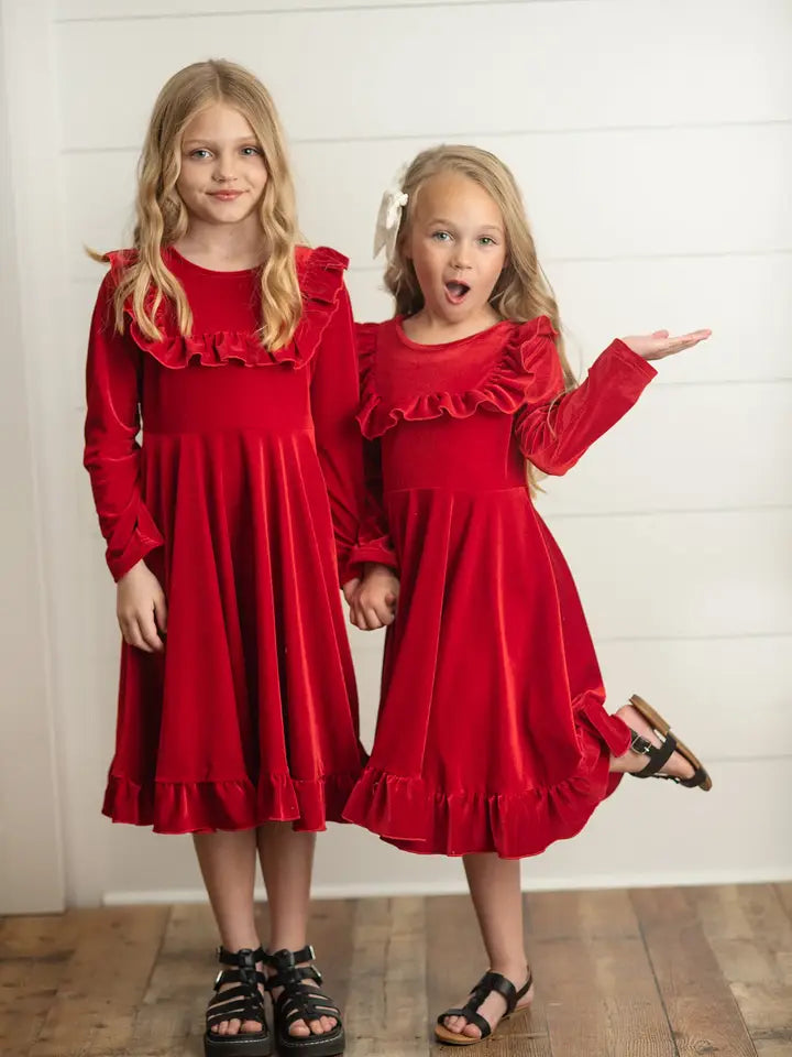 Little Velvet Party Dress