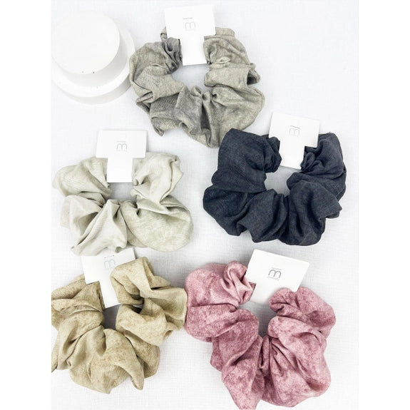 Vintage Washed Puff Scrunchie