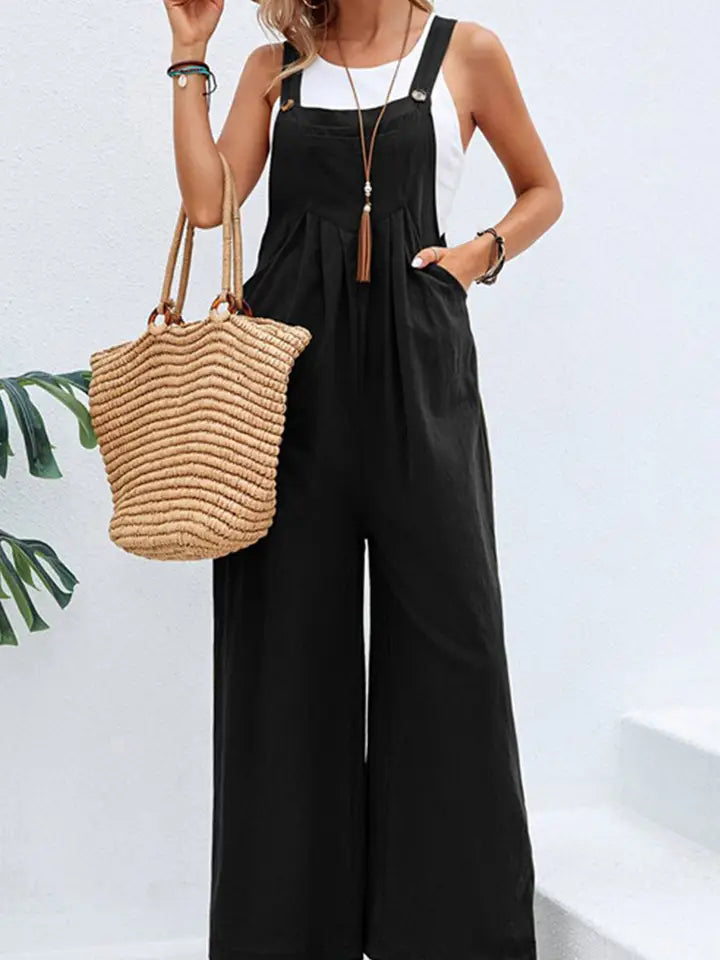 Retro Cotton Overalls