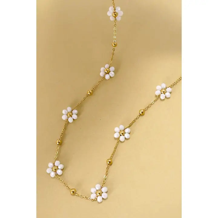 Summer Petal Charm Necklace