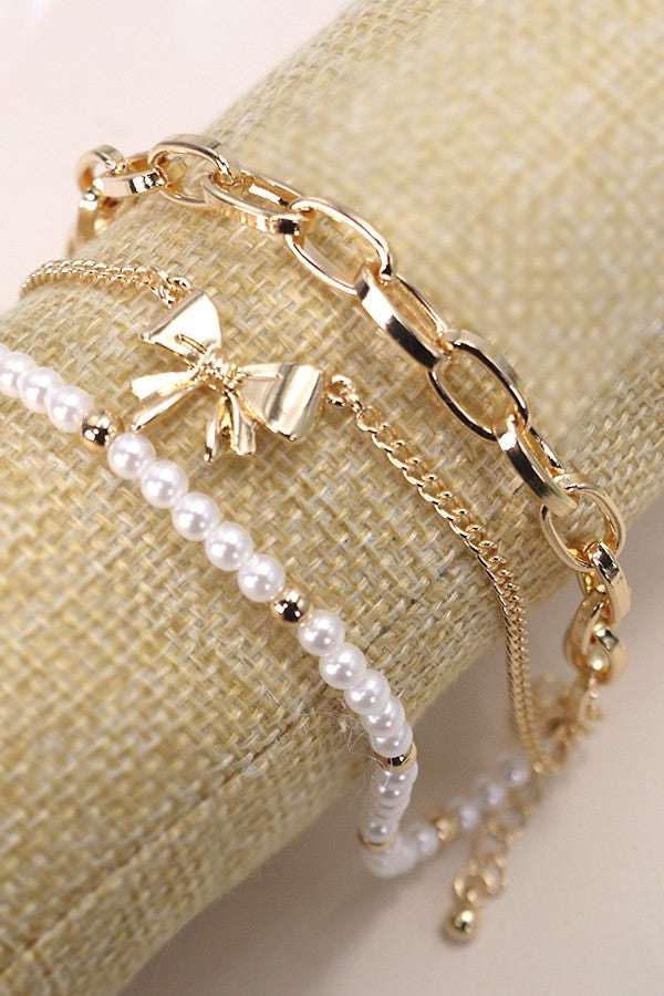 Sweetheart Link Set Bracelets