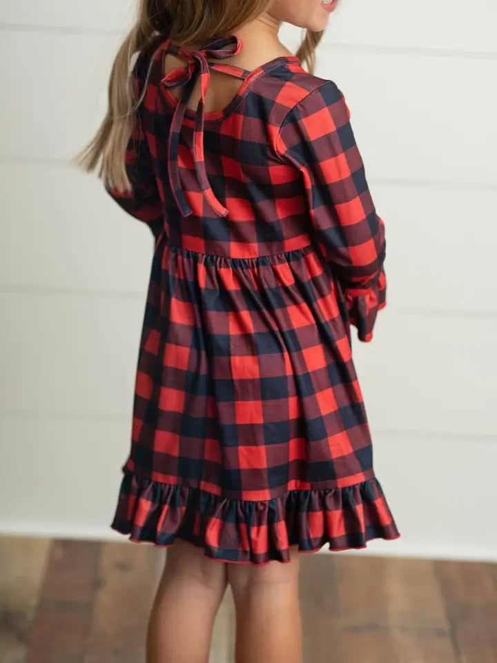 Rudolph Ruffles Holiday Dress