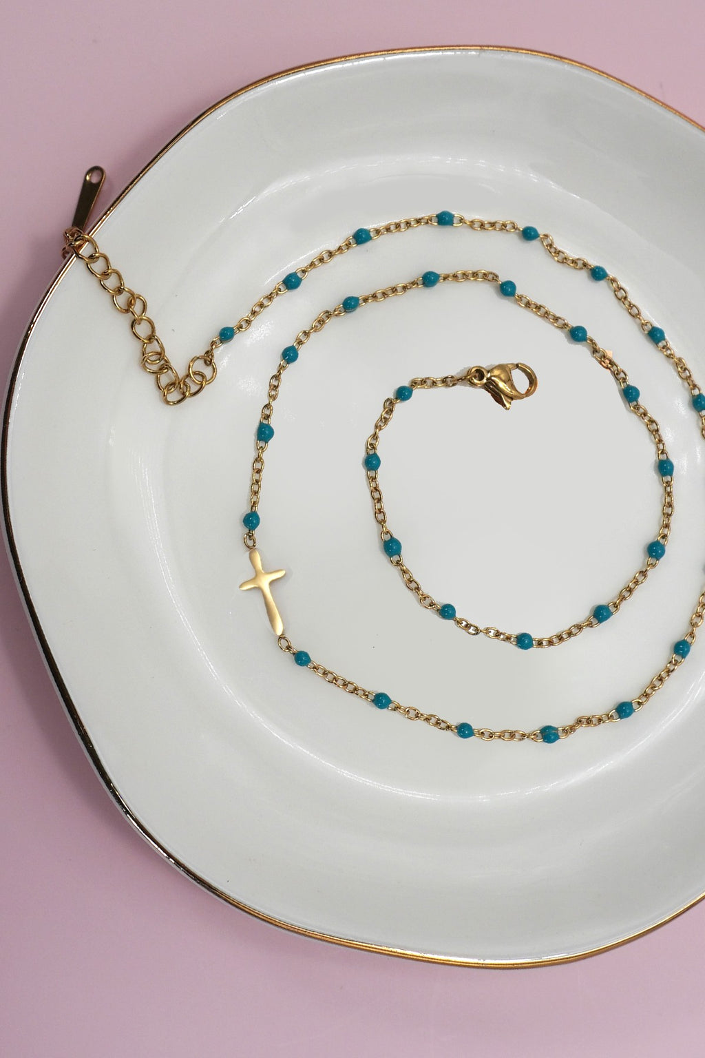 Radiant Cross Necklace