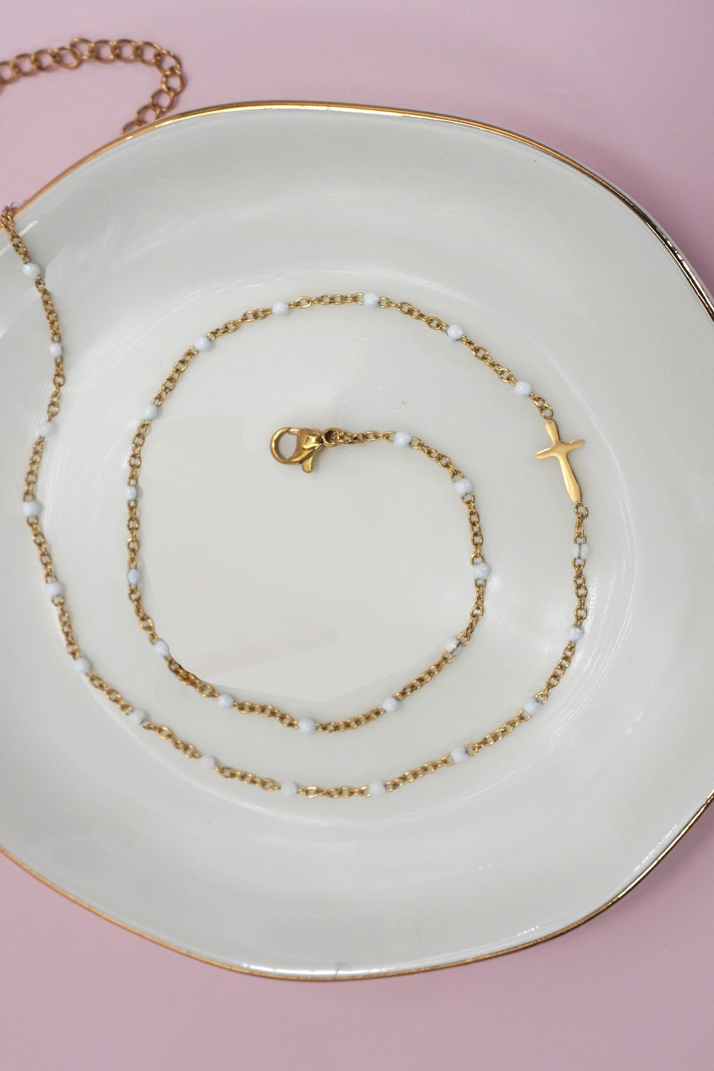 Radiant Cross Necklace