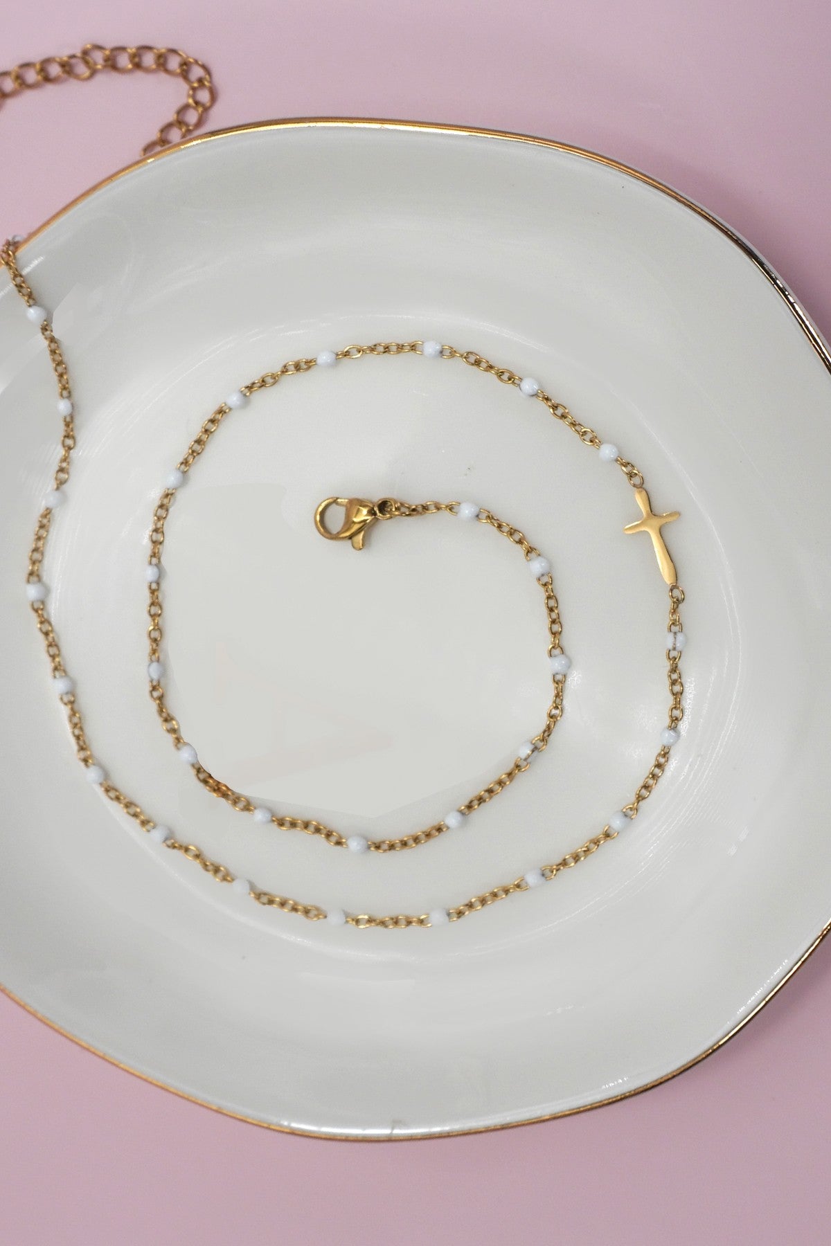 Radiant Cross Necklace