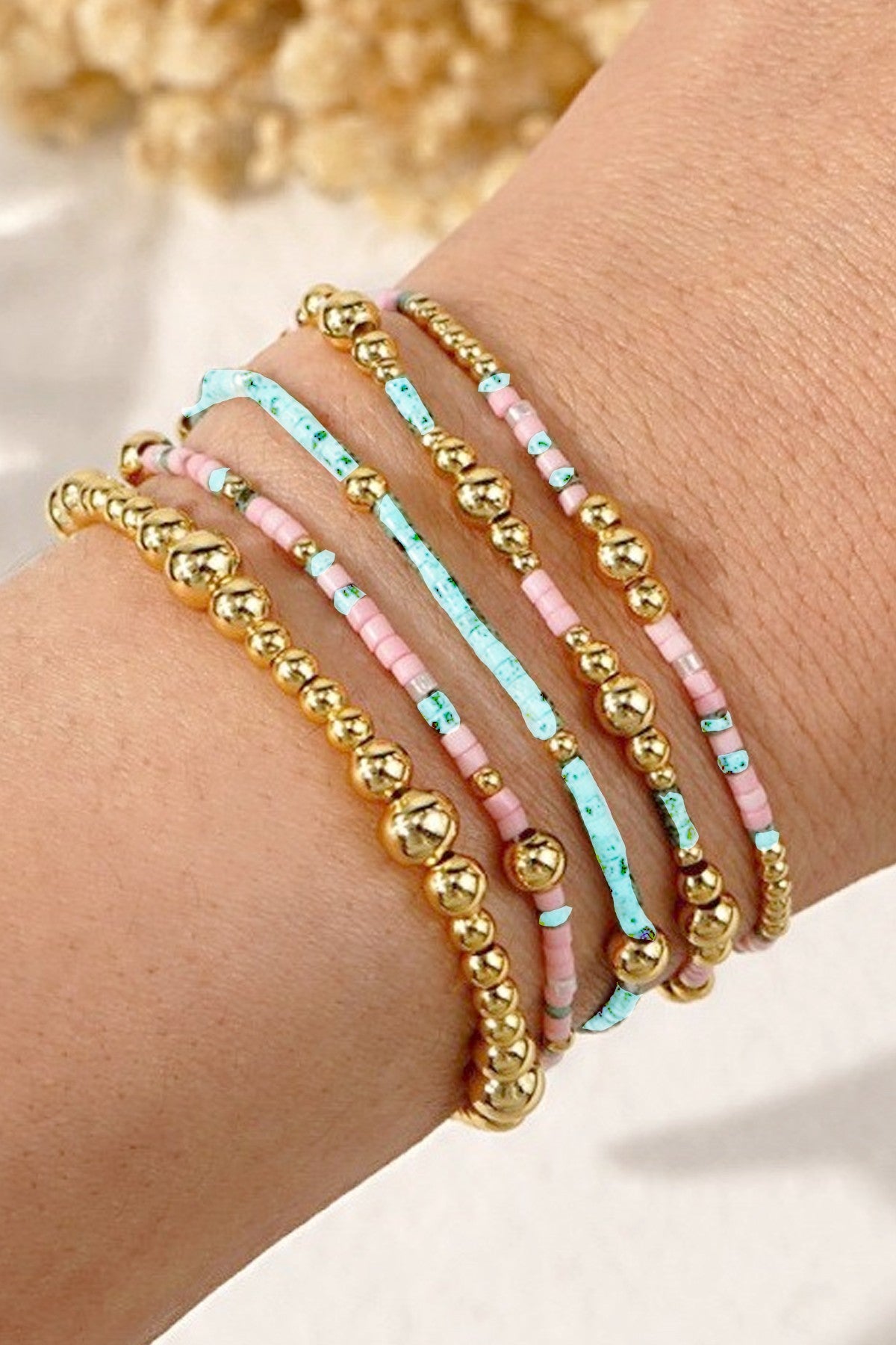 Golden Willow Link Bracelet