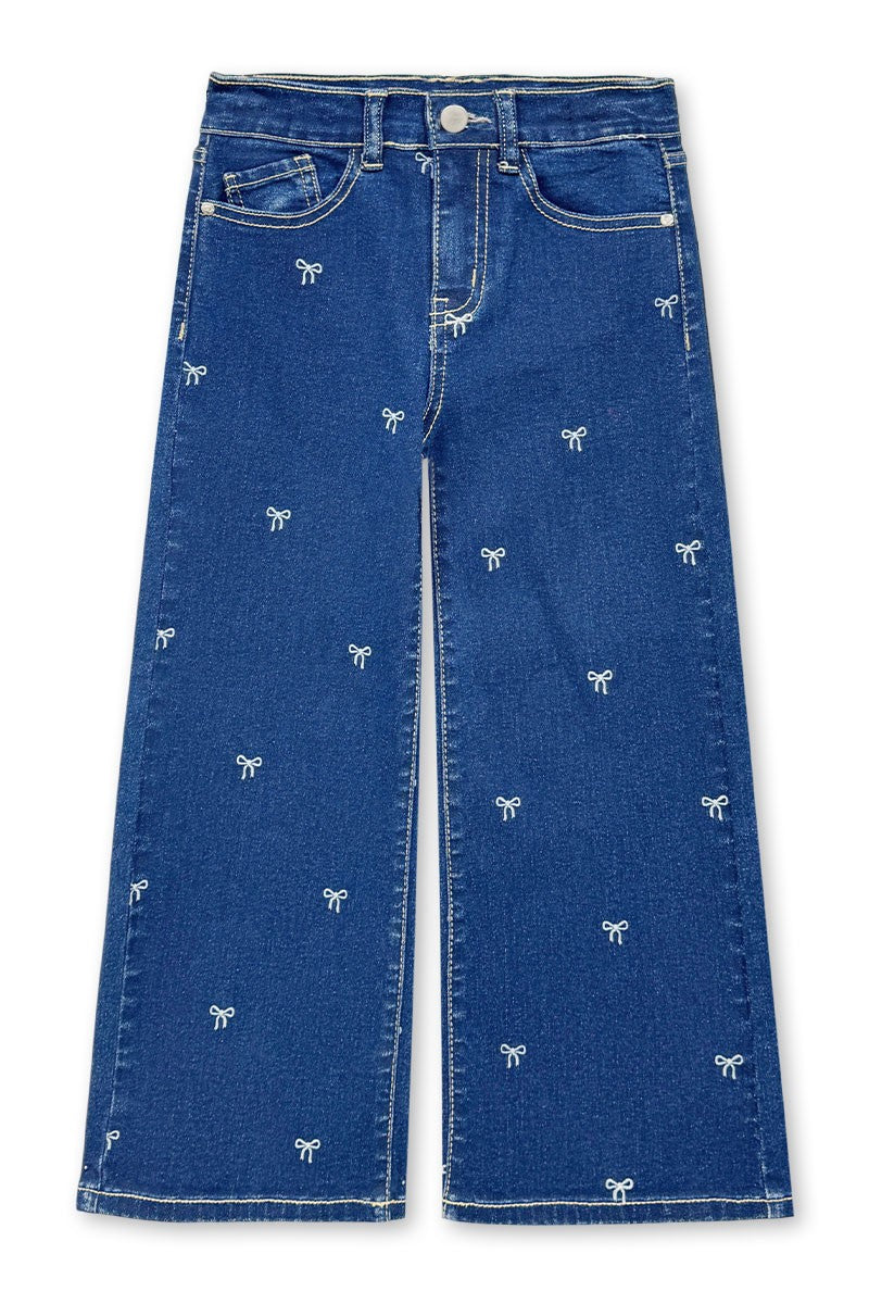 Sweet Bow Wide Leg Jean