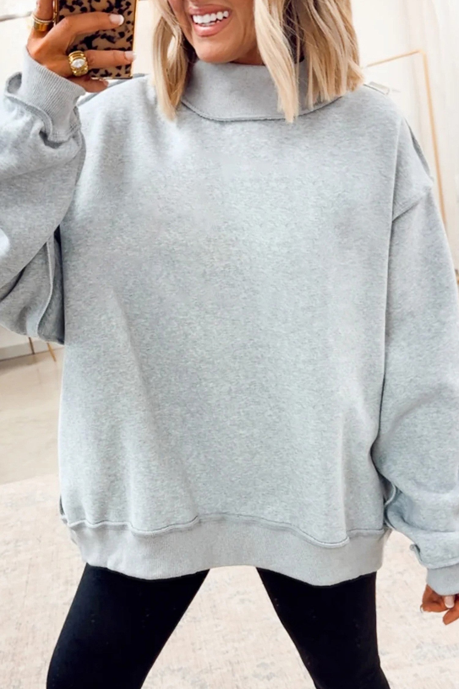 Everyday Mock Neck Top