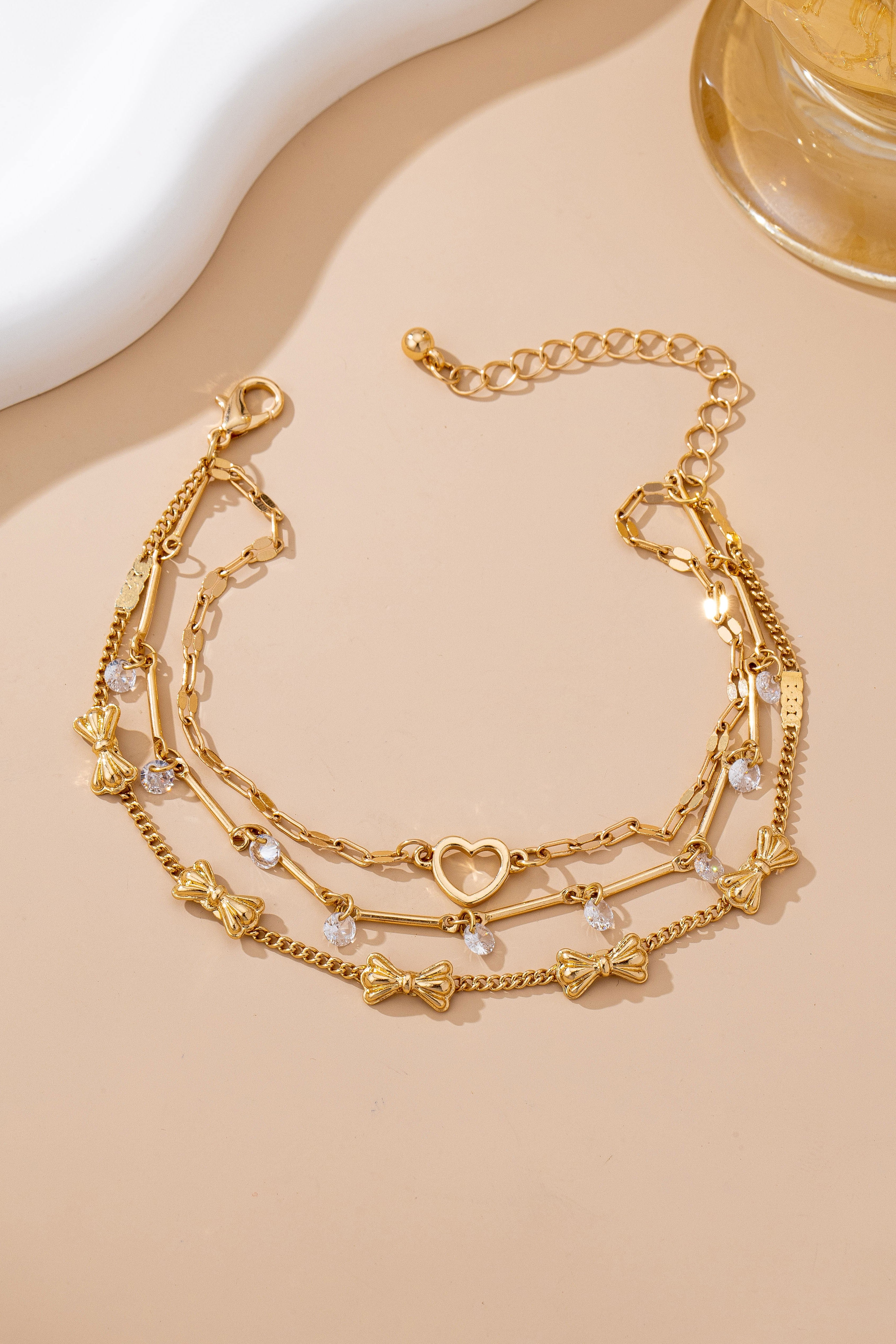 Twinkle Heart Stack bracelet