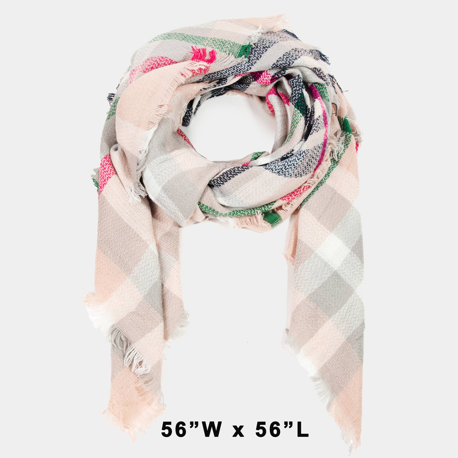 Blush Moment Knit Scarf