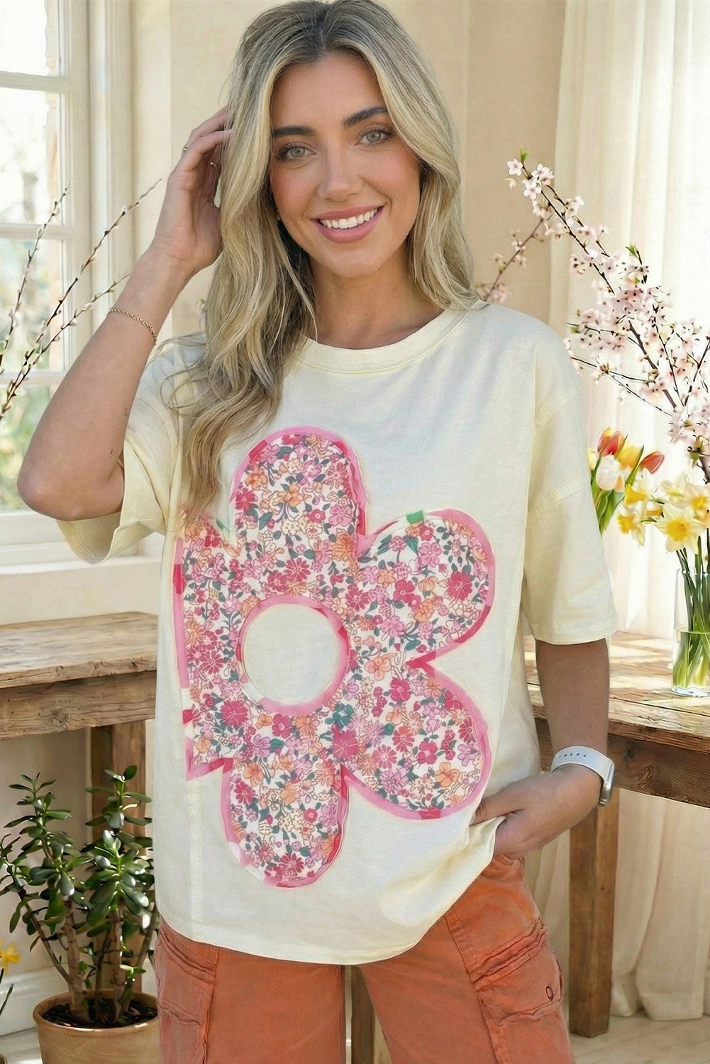 Flower Child Oversized Tee
