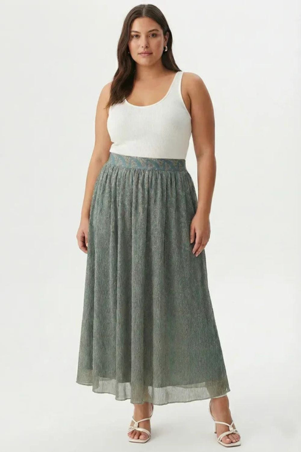 Gypsy Glow Midi Skirt