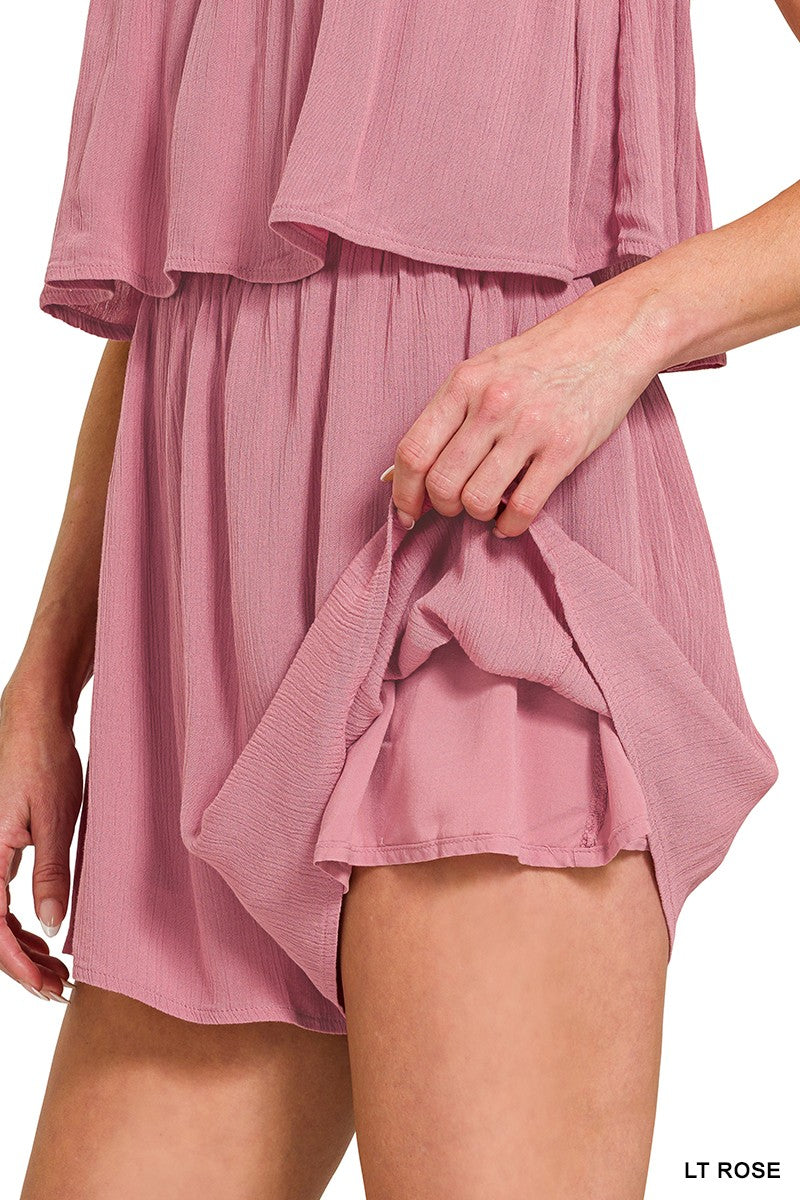 Free Spirit Crinkle Romper