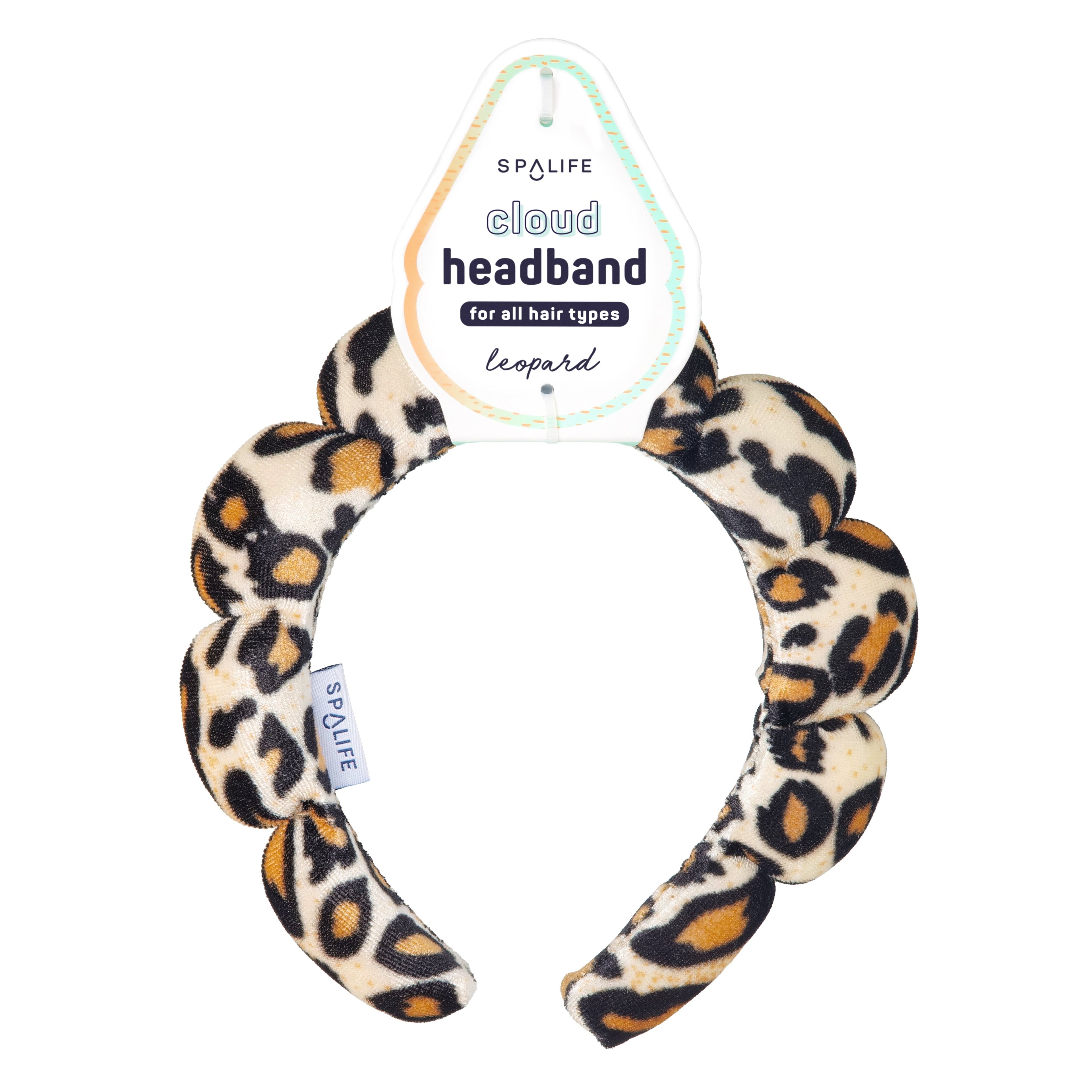 Bubble Leopard spa Headband