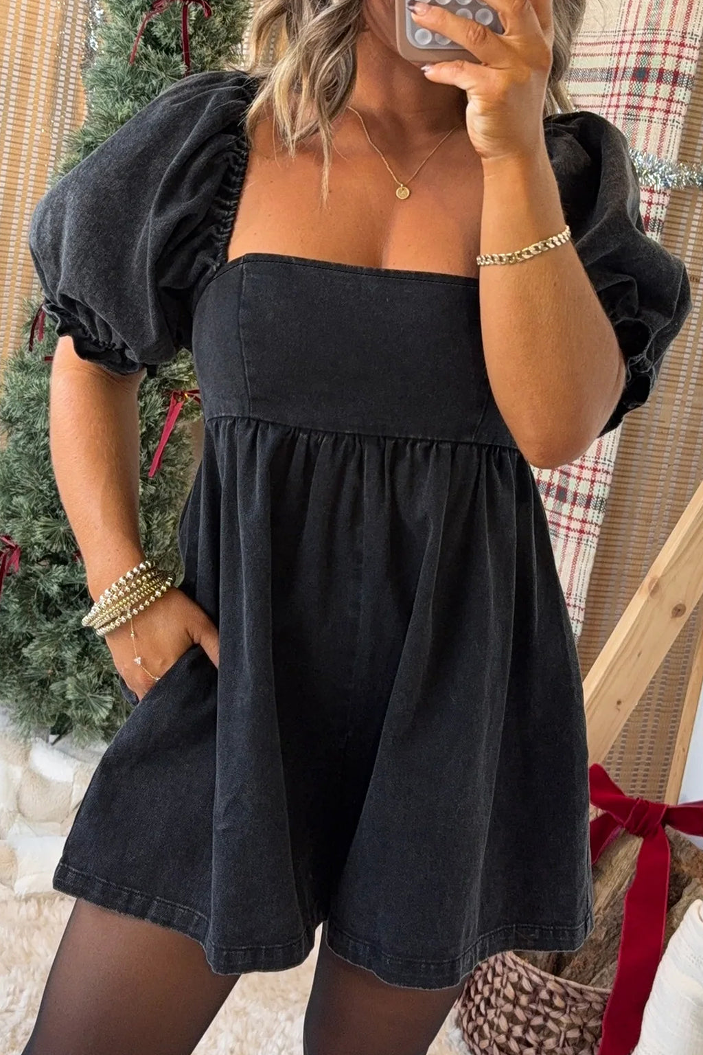 Midnight Charm Romper