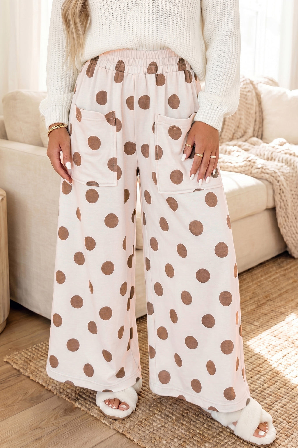 Vintage Picnic Polka Dot Pants