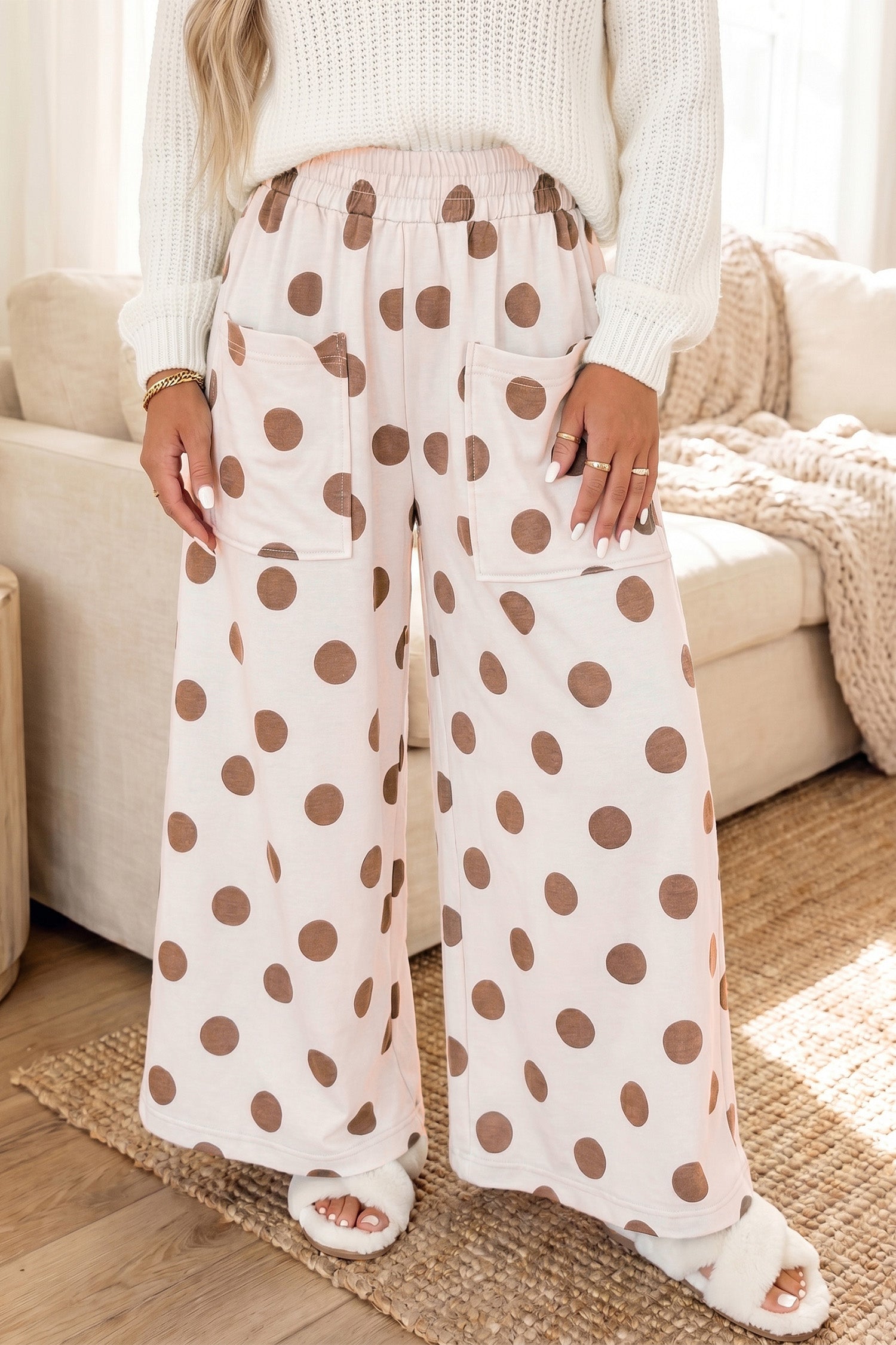 Vintage Picnic Polka Dot Pants