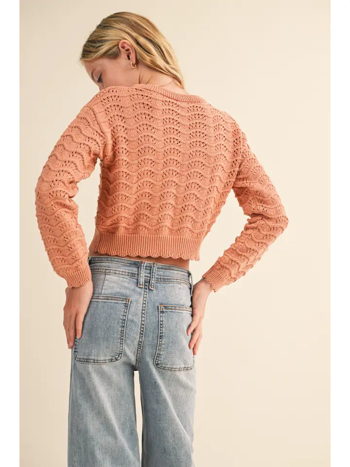 The Willow Pointelle Sweater