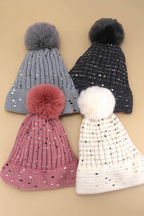 Snowday Sparkle Beanie
