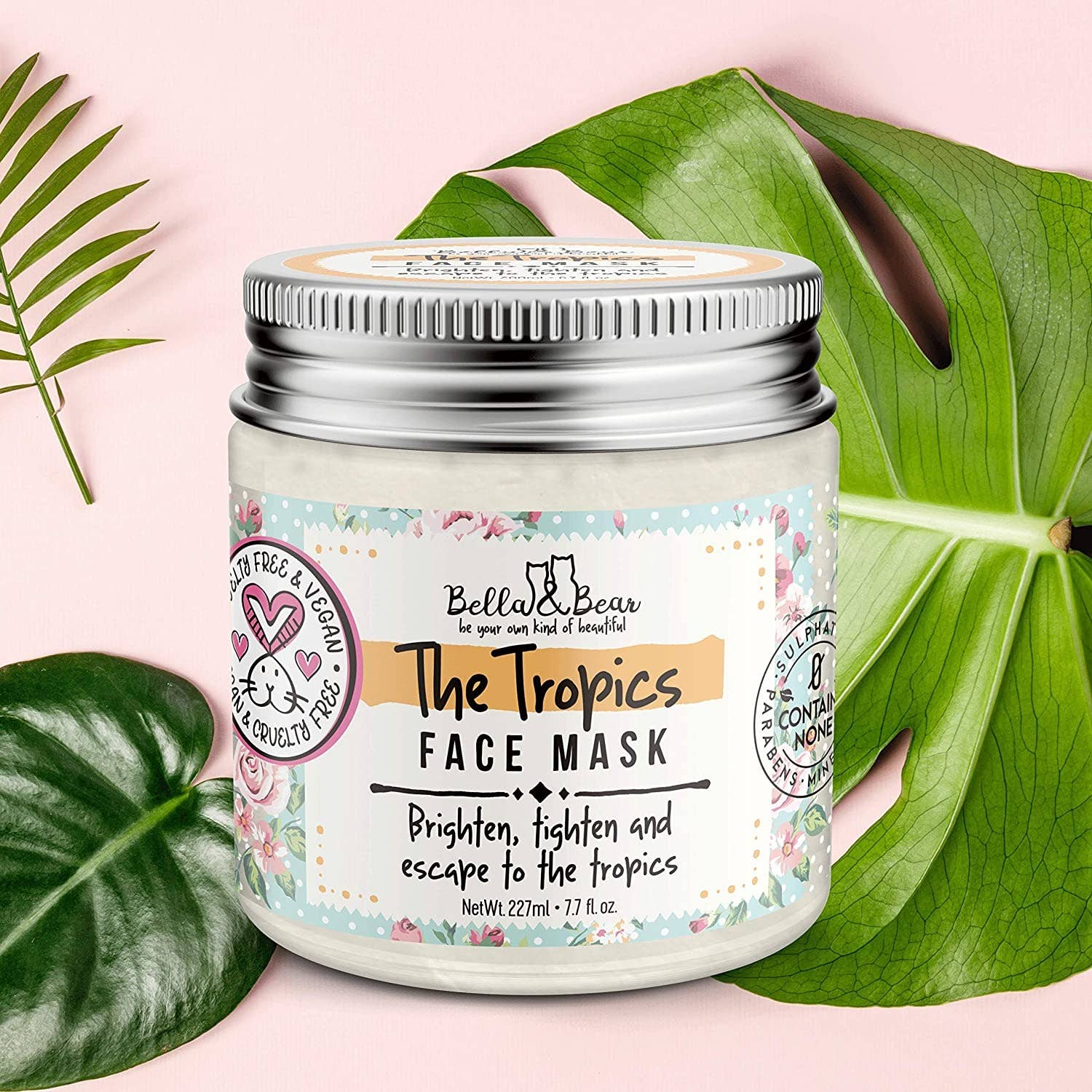 Tropics Face Mask - Vegan & Cruelty-Free Mini | Travel