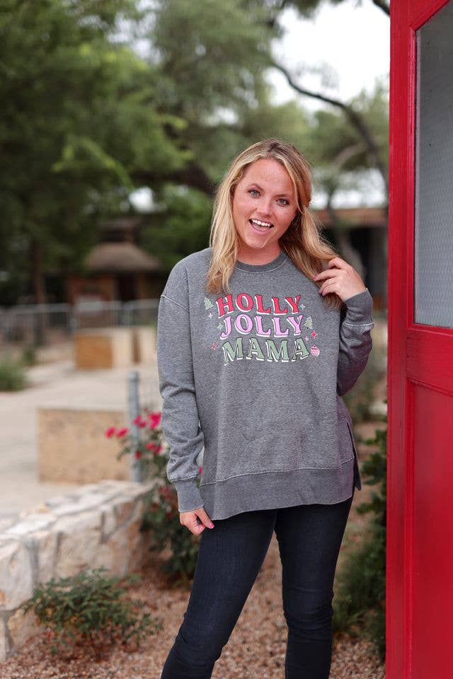 'Holly Jolly Mama' Sweatshirt