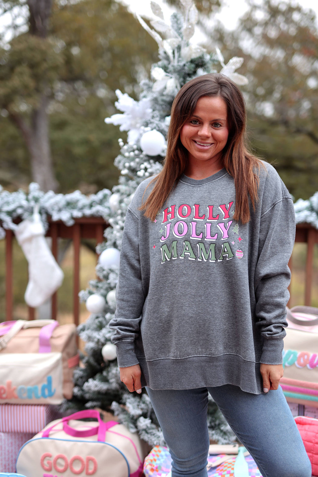 'Holly Jolly Mama' Sweatshirt
