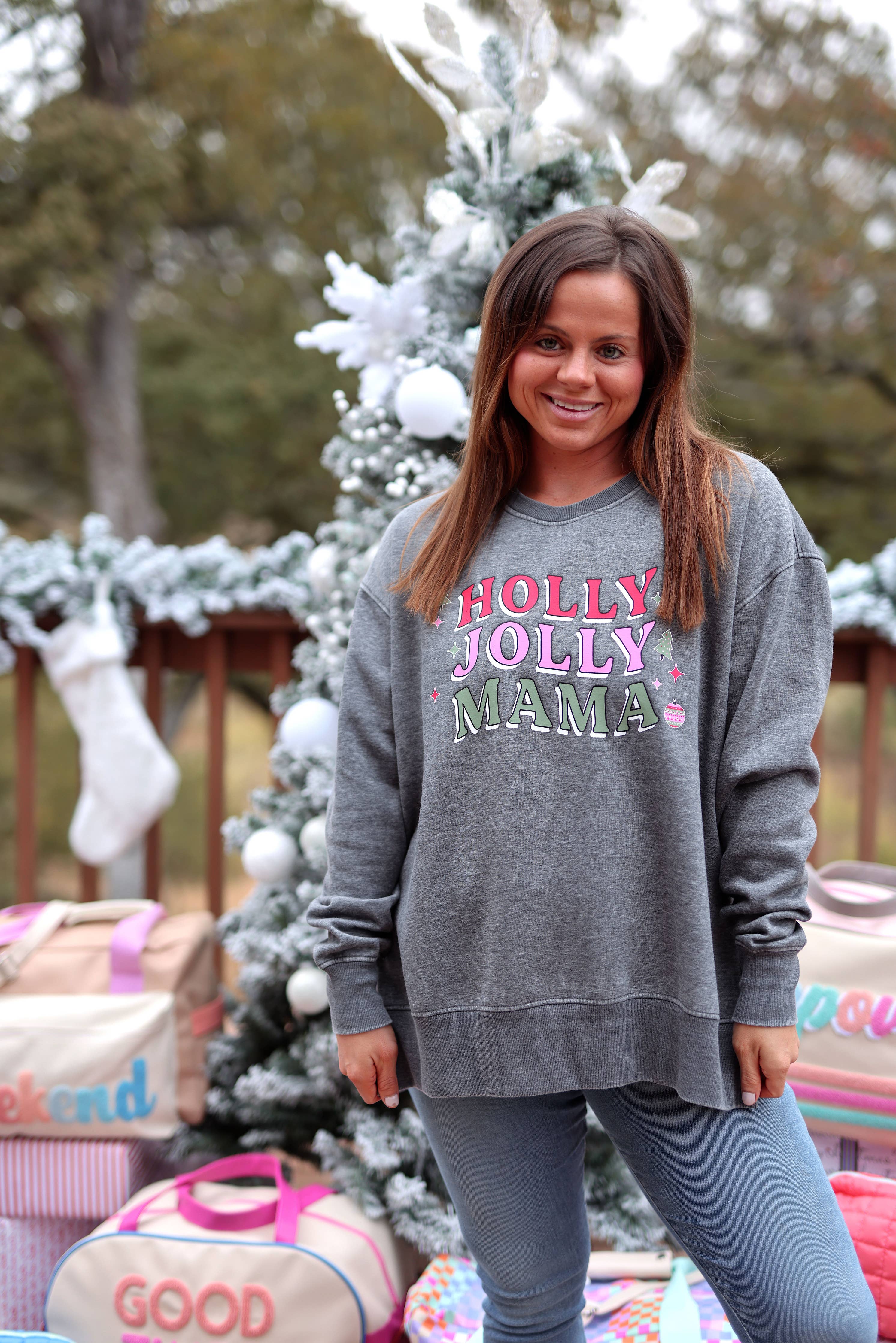 'Holly Jolly Mama' Sweatshirt