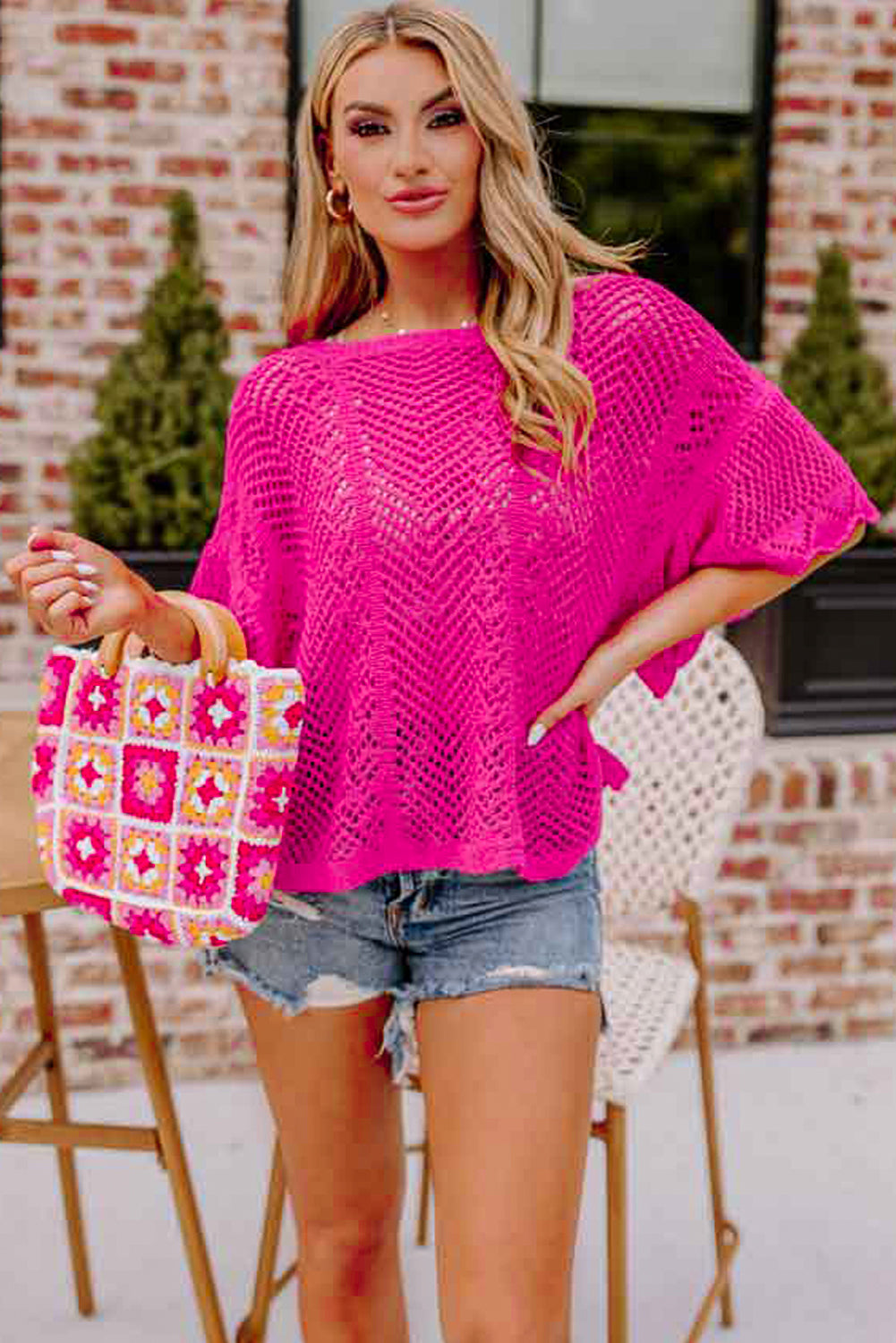 Rosewood Romance Knit Top